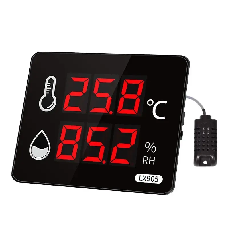 Digital Thermometer hygrometer LCD Display temperature and humidity meter for Indoor Digital Hygrometer with Probe