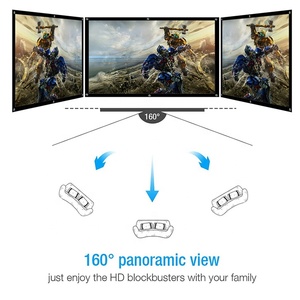 <span class=keywords><strong>Pantalla</strong></span> de Proyección Portátil de <span class=keywords><strong>100</strong></span> <span class=keywords><strong>Pulgadas</strong></span> para Cine en Casa y Exteriores, con Marco Fijo y Cortina Frontal de Material Resistente - Product Image 4