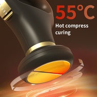 Appareil de massage à impulsion à main Vibration des tissus musculaires profonds Appareil de massage chauffant électrique pour éliminer la cellulite, bras, jambe, hanche