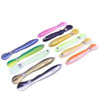 NOUVEAU En gros Leurre mini-ver de 7 cm et 10 cm, Leurre Twitch, Leurre de simulation bionique de loche, Leurre Booby Trap, Leurre de type sort, Matériel de pêche à la loche