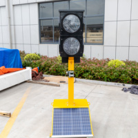 Feux de circulation solaires d'usine chinoise, panneau solaire, feux de circulation sans fil