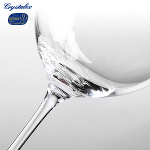 Lex Czech Lead-Free Crystal Wine Glasses 501-600ml Embossed Stemmed Red Wine Glass Set For Wedding - Product Image 4