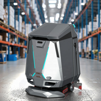 Robot de nettoyage industriel AGV ZENS AWC-20 PLC & Moteur |   Laser SLAM 1800 M/h Efficacité 1h Charge rapide DC 24V 140kg