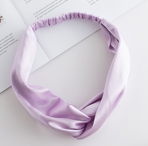 عصابة رأس حريرية بسيطة وعصرية بلون واحد لعام <span class=keywords><strong>2026</strong></span>، علامة تجارية خاصة مع شعار مخصص، عصابة رأس من حرير التوت الفاخر من الدرجة 6A للهدايا - Product Image 5