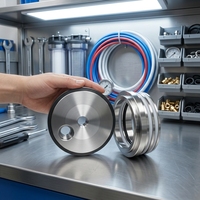 Boîtier de membrane en acier inoxydable SS 8040 4040, utilisé dans l'élément principal des filtres à eau par osmose inverse