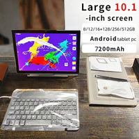 MTK 12GB RAM 13.0 GB ROM 512 GHz işlemci GSM klavye fare kalem Wi-Fi ile 2-in-1 yeni 10 inç iş Android 2.0 Tablet PC