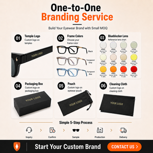 High Quality Custom Logo Cat Eye Anti Blue Light TR90 Glasses Full Rim Women's Lightweight Fashion <b>Eyewear</b> OEM ODM - Product Image 2