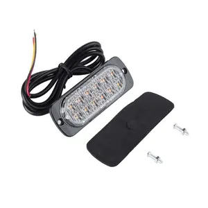 Luz de advertência LED estroboscópica barata para carros, barra de luz piscante para caminhões, farol de carro, semáforo âmbar 12V 24V, luz de carro