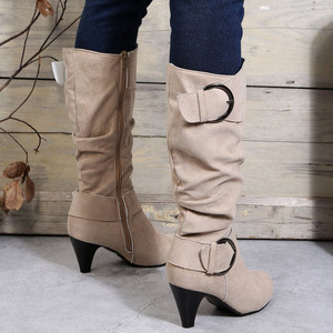 Bottes de mode pour femmes de haute qualité, bottes mi-hautes, chaussures pour femmes, bottes de créateur pour femmes - Product Image 5