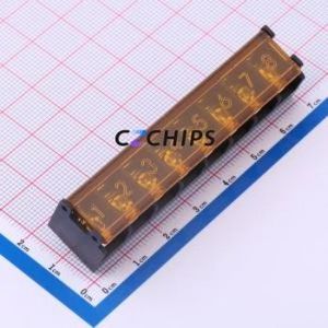 DBT50G-8.25-8P-BK-P Barrier Terminal Block P=8.25mm Connector - Product Image 1