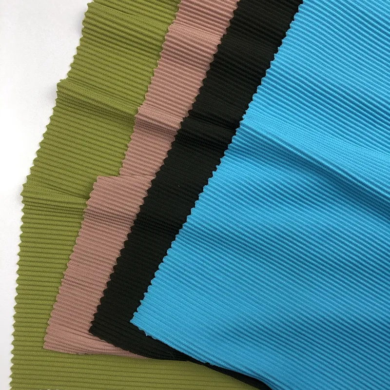 high elastic breathable plain dye single jersey rib style knit swimwear fabric manufacturer