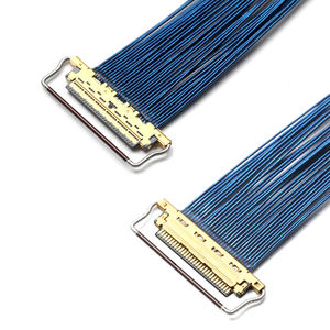 Câble micro-coaxial LVDS Hotten à double extrémité, 30 broches, 40AWG, blindé, isolation en PVC bleu, <span class=keywords><strong>pour</strong></span> ordinateur et machines, indice de protection IP68 - Product Image 5