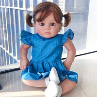 Jouet pour enfants R&B, moules en silicone réalistes, taille réelle, corps entièrement en silicone, poupée reborn