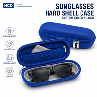 Étui de rangement pour lunettes EVA - Protection multi-usages pour lunettes, design antichoc pour les situations quotidiennes/extérieures/de voyage