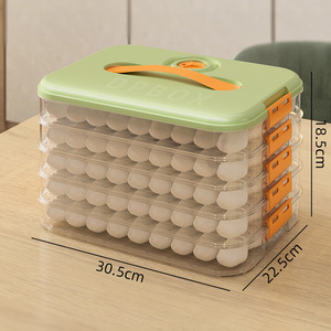 Hộp đựng thực phẩm 5 tầng HYRI 2024 phổ biến, có hẹn giờ, xếp chồng được, dùng để bảo quản bánh bao, thực phẩm đông lạnh, phụ kiện nhà bếp - Product Image 6