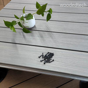 Bảng điều khiển Hàng rào gỗ WPC chống gió cao với các trụ nhôm gia cố bằng thép, cho các khu vực bão, hỗ trợ mô hình 3D - Product Image 6