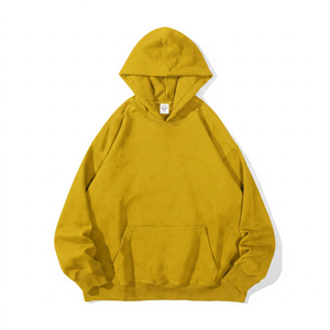 Sweat à capuche zippé Mexion pour homme, coupe classique, respirant, en polyester/coton écologique, uni, pour l'hiver - Product Image 4