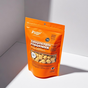 Bolsa de plástico PE con cremallera impresa personalizada, papel de aluminio reutilizable para aperitivos, frutas secas, azúcar, leche, almacenamiento - Product Image 4