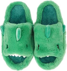 <span class=keywords><strong>Sandales</strong></span> plates d'intérieur décontractées pour femmes, couleur unie, à bout ouvert, style requin, chaussures de maison douces et thermiques, confortables pour la saison hivernale - Product Image 1