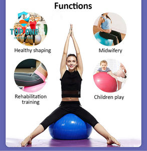 TopOne 9cm 10cm 15cm 22cm 30cm 50cm 55cm 90cm 95cm 100cm 110cm 120cm 135cm Exercice Pilates Yoga Gym Ball - Product Image 2