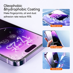 Miễn phí Mẫu dustproo chống xước màn hình Tempered Glass bảo vệ màn hình cho iPhone 14 15 16 - Product Image 5