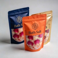 Pochette personnalisée pour sel de bain, étanche avec fermeture éclair, emballage anti-humidité pour produits de soin corporel SPA et sels de bain