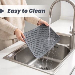 Tapis <span class=keywords><strong>de</strong></span> séchage <span class=keywords><strong>de</strong></span> vaisselle pliable en <span class=keywords><strong>silicone</strong></span> à faible MOQ pour cuisine - Product Image 4
