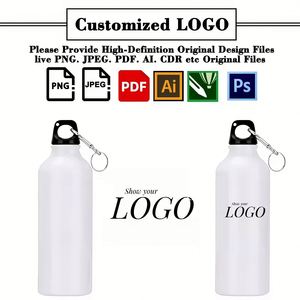 Bouteilles d'eau personnalisées, cadeaux promotionnels pour entreprises, personnalisables avec logo imprimé - Product Image 2