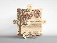 Plaque commémorative personnalisée en bois avec ailes d'ange, photo gravée, cadeau de condoléances réutilisable pour la commémoration des défunts