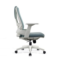 Nouveau design de chaise de bureau en maille chaise de bureau pivotante à dossier moyen chaises de personnel de bureau chaise de direction de luxe pour le bureau