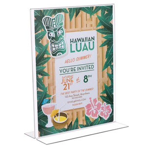 Double Sided Rõ Ràng Acrylic Đăng <span class=keywords><strong>Display</strong></span> Chủ 4X6 5X7 8.5X11 A5 Bảng Nhựa Menu Đứng - Product Image 3