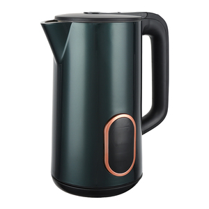 Bouilloire électrique 1,8 L en acier inoxydable à double paroi isolée, sans BPA, ébullition silencieuse, indicateur LED, arrêt automatique - Product Image 1