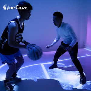 Projection murale de divertissement en intérieur, simulateur de basket-ball interactif AR pour l'entraînement au cyber-sport, jeu AR interactif pour les lieux commerciaux - Product Image 6
