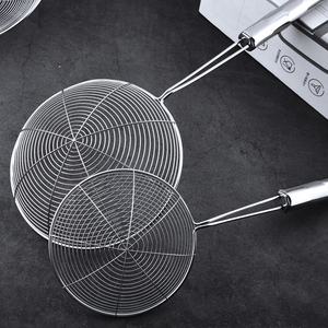 بيع بالجملة مجموعة مصفاة المطبخ من الفولاذ المقاوم للصدأ من الدرجة الغذائية ، مجموعة مقشدة دقيقة وصفي المعكرونة ، مواد معدنية - Product Image 6