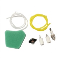Filtre à air 530037793 pour tronçonneuses Poulan 2150, 2375, 1950, 2055, 2050, 2075, 2175 Pro – Kit de pièces de rechange : pompe d'amorçage, bougie d'allumage, tuyau de carburant