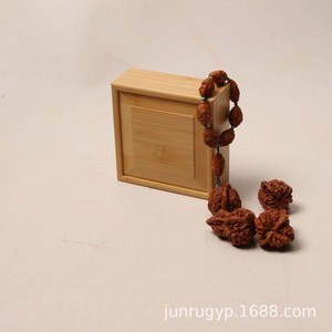 กล่องใส่เครื่องประดับไม้ขนาดเล็กสำหรับใส่สร้อยข้อมือและลูกปัด วัสดุไม้ไผ่ ดีไซน์พกพา แหล่งกำเนิดชานตง H 663 - Product Image 3
