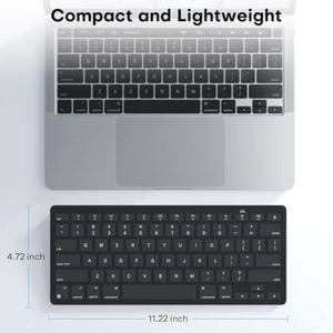 Teclado Inalámbrico Ultra Delgado OEM ODM para Mac, Tamaño Compacto con Conexión Bluetooth Estable - Product Image 5