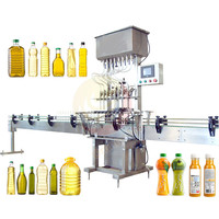 Machine de remplissage à 6 têtes, huile d'olive, liquide, plastique, savon à main, miel, Rotor, pompe magnétique, Machine à sceller, dubaï