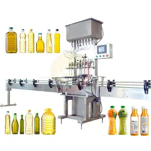 6 Head Pure Water Olive Oil Liquid Plastic Hand Soap Honey Rotor Magnetic Pump Form Fill Seal Machine Dubai