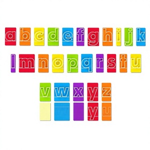 Juego de 24 Letras de Mármol con Bandeja, 10 Bolas de Mármol de Plástico, para Preescolar/Jardín de Niños, Aula, Motricidad Fina, Escritura - Product Image 3