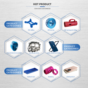 Piezas de torno de Hardware, piezas de torneado CNC de aluminio anodizado de titanio personalizado, servicio de mecanizado de fresado de precisión - Product Image 6