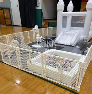 Piscina de <span class=keywords><strong>Bolas</strong></span> Comercial para Fiestas y Juegos, Equipo Infantil Adecuado para Interiores, Set de Juego Suave Blanco para Eventos Escolares - Product Image 5