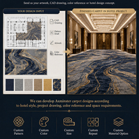 Axminster Gewebter Maschinell Gefertigter Jacquard-Teppich Umweltfreundliches Farbenfrohes Design Hochwertiger Luxus-Teppich für Hotellobby und Bankettsäle