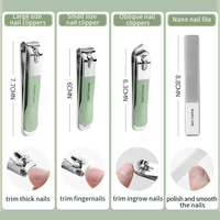 Kits de cadeau d'outils de toilettage d'ongles d'acier inoxydable de mode 18pcs ensemble de manucure et de pédicure avec la boîte magnétique