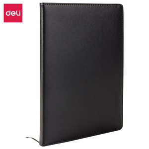 Deli Stationery 3161 Business Notebook Leather Cover 112 Pages 16K Office Diary Large Size - Product Image 3