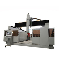 Gran oferta china, máquina de grabado de enrutador CNC de 5 ejes para molde de escultura de espuma de piedra de madera con función RTCP