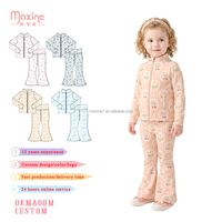 Vêtements de danse pour filles, pantalon évasé et veste de yoga, ensemble de yoga 2 pièces, hauts de fitness, tenues de sport, ensemble de yoga pour enfants