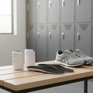 <span class=keywords><strong>Solette</strong></span> da uomo in memory <span class=keywords><strong>foam</strong></span> 4D Cloud in 2 pezzi con supporto ergonomico per l'arco plantare e supporto a U per il tallone per un comfort ammortizzante per tutto il giorno - Product Image 2