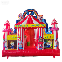 Équipement d'amusement extérieur pour enfants de vente chaude, grande roue, château gonflable avec toboggan, prix du fabricant à vendre