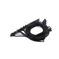 Caja de PC Cable de Panel frontal USB Dual USB 3,0 USB 2,0 Interfaz de 1 a 4 puertos Placa de circuito PCB Cable de conexión de interruptor de alimentación